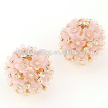 round flower top design backs earring boxes wholesale